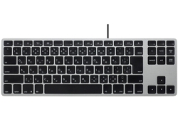 Keyboard Matias Matias Wired Aluminum Tenkeyless keyboard for Mac FK308B-JP Space Gray