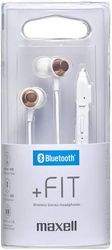 maxell +FiT MXH-BTC110WH white Earphone Headphone Small