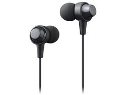 maxell +FiT MXH-C110RBK black Earphone Headphone Small