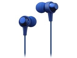 maxell +FiT MXH-C110RDB dark blue Earphone Headphone Small