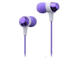 maxell +FiT MXH-C110RPU purple Earphone Headphone Small