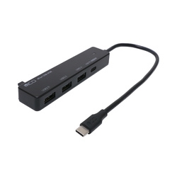 Miyoshi USH-CA20P/BK Black USB Hub Small