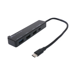 Miyoshi USH-CA32P/BK Black USB Hub Small