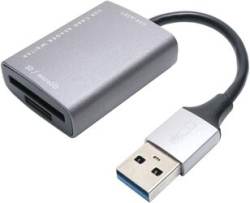 Miyoshi USR-ASD1/DS USB dark silver Card Reader Small