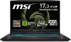 MSI Bravo-17-C7VF-3303JP black Notebook small