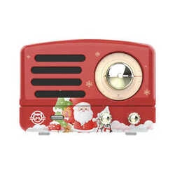 MUZEN AUDIO PETA MWQ1ICR Christmas Red Bluetooth Speaker Small