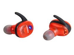 NAGAOKA BT815SRD skeleton red Earphone Headphone Small