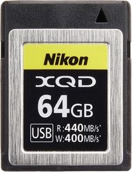 XQD Memory Card NIKON MC-XQ64G 64GB Small