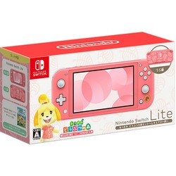 Nintendo Switch Lite Animal Crossing set - Shizue aloha pattern - Console Small