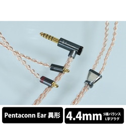 Earphone Cables Nippon Dics Dedicated Terminal 1.2m Luna nova PRS05-44-evB 4.4mm balance (5 poles) ⇔ Small