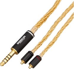 Earphone Cables NOBUNAGA Labs channel marks pole NLS-MIO-KWM 4.4mm balance (5 poles) ⇔ MMCX 1.2m Small