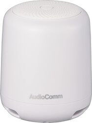 OHM ELECTRIC AudioComm ASP-W120N-W white Bluetooth Speaker Small