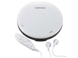 Portable CD Player OHM ELECTRIC AudioComm CDP-3868Z-W white Small
