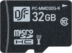 OHM ELECTRIC PC-MMD32G-K 32GB SD Card small