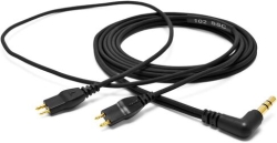 Earphone Cables Terminal Black 1.2m for exclusive use of AS ONE HPC-HD25 V2 mini-plug (L-form) ⇔ Small