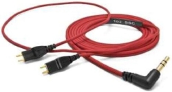 Earphone Cables Terminal Red 1.2m for exclusive use of AS ONE HPC-HD25 V2 mini-plug (L-form) ⇔ Small