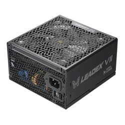 Power Supply SUPER FLOWER LEADEX VII PLATINUM PRO 1000W SF-1000F14XP BK black Computers Computer Components Small