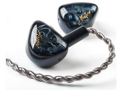 QoA Japan Vesper gray Earphone Headphone Small