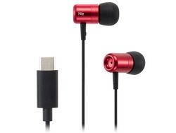 radius HP-NEL21CR red Earphone Headphone Small