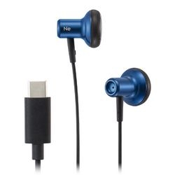 radius HP-NEL22CB blue Earphone Headphone Small