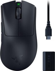 Razer DeathAdder V3 Pro HyperPolling Wireless Dongle Bundle RZ01-04630300-R3WL Black Mouse Small