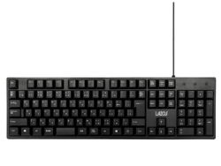 Keyboard Reader Media Techno Lazos L-KB Black