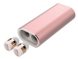 ROA International Beat-in Power Bank Rose gold Earphone Headphone Small