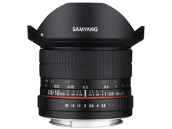 Camera Lens SAMYANG 12mm F/2.8 ED AS NCS FISH-EYE for Canon EOS Small