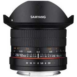 Camera Lens SAMYANG 12mm F2.8 ED AS NCS FISH-EYE for Micro Four Thirds Small