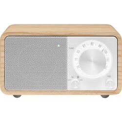 Sangean WR-301 white oak/pearl white Bluetooth Speaker Small