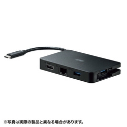 USB Hub Sanwa Supply AD-ALCMH60L black Small