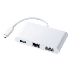 USB Hub Sanwa Supply AD-ALCMVL white Small