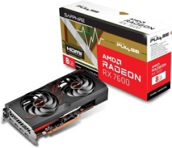 SAPPHIRE SAPPHIRE PULSE Radeon RX 7600 GAMING 8GB GDDR6 PCIExp 8GB Graphic Card Small