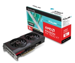 SAPPHIRE SAPPHIRE PULSE Radeon RX 7600 XT GAMING OC 16GB GDDR6 PCIExp 16GB Graphic Card Small