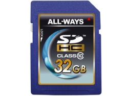 SD Card ALL WAYS E-SDHC32-AW 32GB