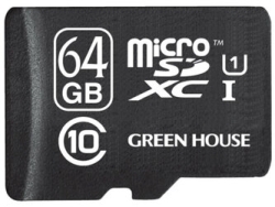 SD Card Green House GH-SDMRXC64GU 64GB