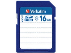 SD Card Mitsubishi Chemical Media Verbatim SDHC16GYVB1 16GB