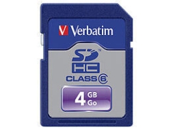 SD Card Mitsubishi Chemical Media Verbatim SDHC4GRVB (4GB)