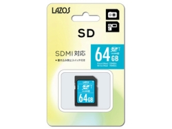 SD Card Reader Media Techno Lazos L-64SDX10-U3 64GB