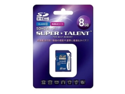 SD Card SUPER TALENT ST08SDC10 8GB