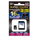 SD Card SUPER TALENT ST16MSU1PD 16GB