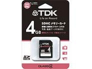 SD Card TDK T-SDHC4GB4 4GB