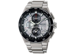 SEIKO Astron NEXTER Series GPS Solar Dual Time Chronograph SBXC153 Watch Small