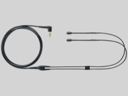 Earphone Cables Terminal black 1.62m for exclusive use of SHURE EAC64BK mini-plug ⇔ Small