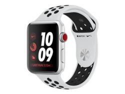 Smart Watch Apple Apple Watch Nike+ Series 3 GPS+Cellular model 42mm MQME2J/A Pure Platinum/Black Nike Sports Band Electronic Goods Wearable Devices Small