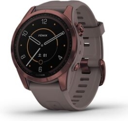 Smart Watch GARMIN fenix 7S Sapphire Dual Power 010-02539-52 Ti Dark Bronze/Shale Gray Electronic Goods Wearable Devices Small