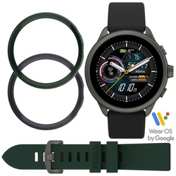 Smart Watch Strap bumper set FTW4072SET black for the FOSSIL GEN 6 WELLNESS EDITION exchange Electronic Goods Wearable Devices Small