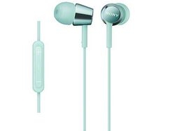 SONY MDR-EX150IP (L) mint blue Earphone Headphone Small