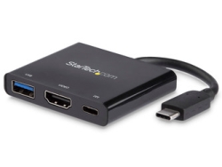 StarTech.com CDP2HDUACP Black USB Hub Small