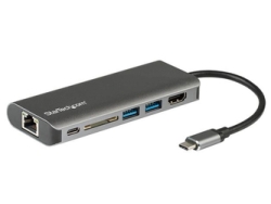 USB Hub StarTech.com DKT30CSDHPD3 Space Gray Small